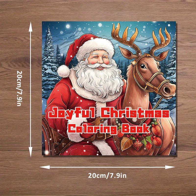 22pcs Christmas Theme Coloring Book - Halloween Thanksgiving Year