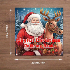 22pcs Christmas Theme Coloring Book - Halloween Thanksgiving Year
