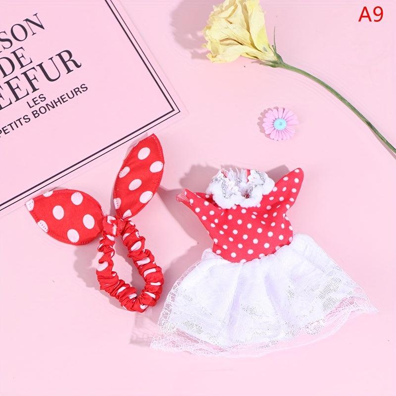 Mini Dollhouse Dress Skirt Scene Decoration Gift