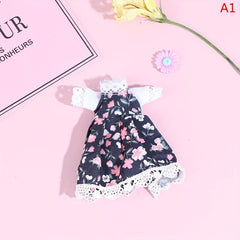 Mini Dollhouse Dress Skirt Scene Decoration Gift