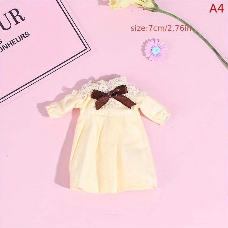 Mini Dollhouse Dress Skirt Scene Decoration Gift