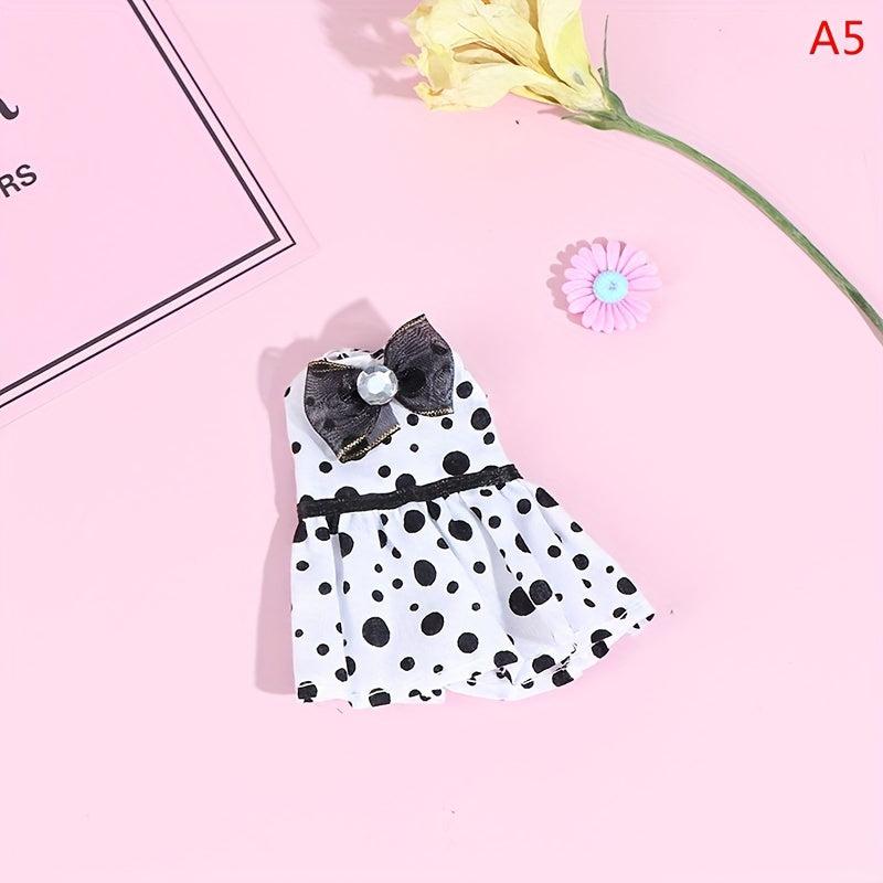 Mini Dollhouse Dress Skirt Scene Decoration Gift