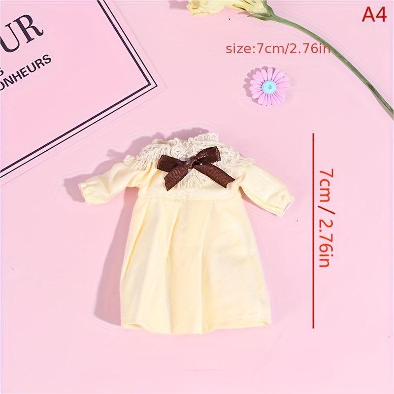 Mini Dollhouse Dress Skirt Scene Decoration Gift