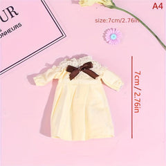 Mini Dollhouse Dress Skirt Scene Decoration Gift