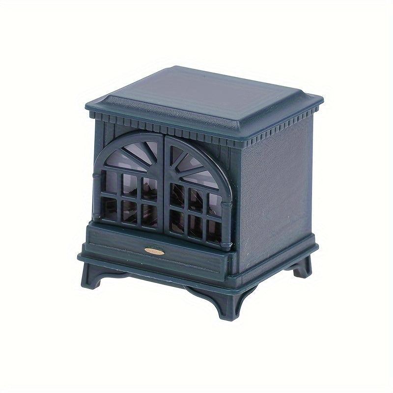 Mini Dollhouse Fireplace Scene Decoration Gift