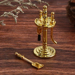4pcs Alloy Cleaning Tools Display Holder 1:12 Dollhouse Decoration