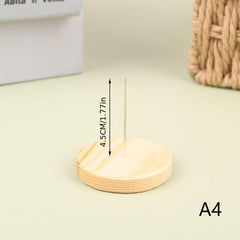 Wooden Doll Base Display Stand Knitted Doll Base Gift