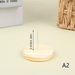 Wooden Doll Base Display Stand Knitted Doll Base Gift