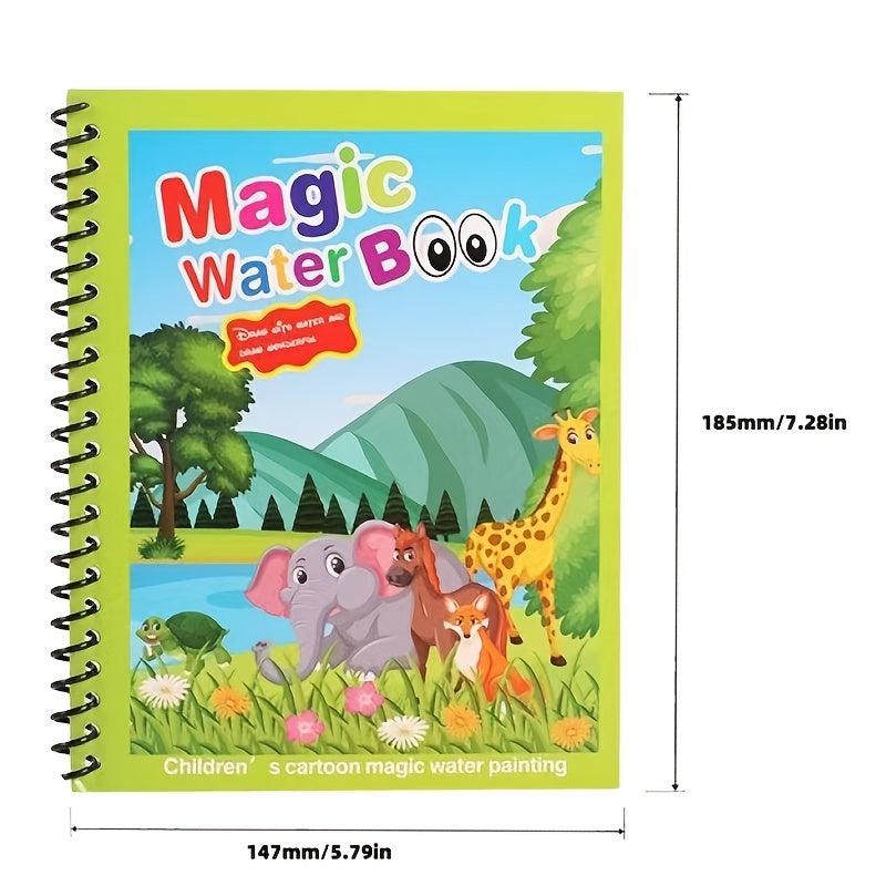 Water Painting Book Magic Coloring Boys And Girls Water