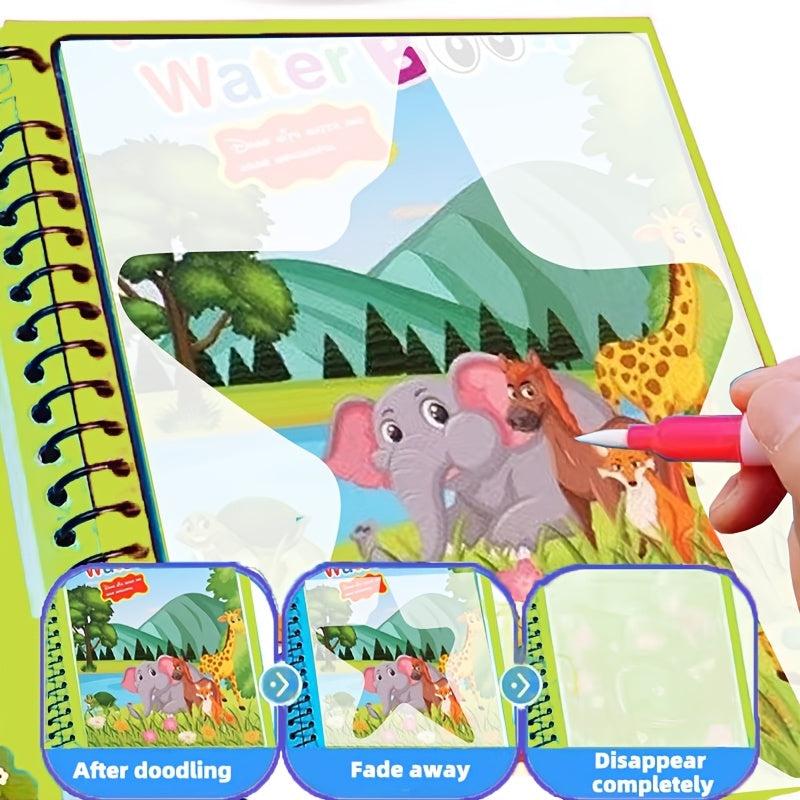 Water Painting Book Magic Coloring Boys And Girls Water
