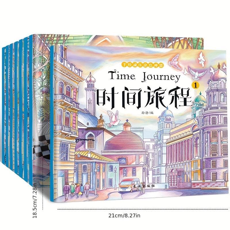 Anti Pressure Coloring Books Set - 24pcs