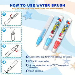 Water Painting Magic Doodle Mat Aqua Coloring Playmat