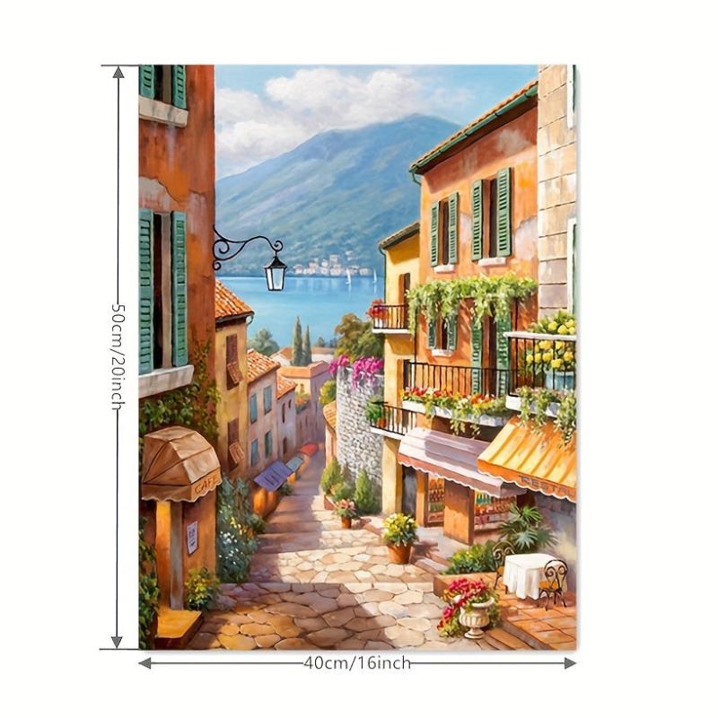 16x20 Inch Landscape Patterns for Adults Painting By Numbers Kit Craft DIY Paint