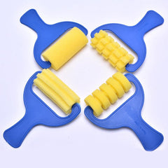 16pcs Painting Sponge Brush Set for Kindergarten Art Supplies