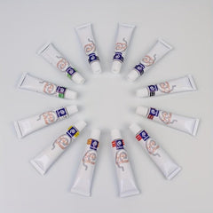 12 Colors 12ml Glass Paint DIY Creative Decorative Paint