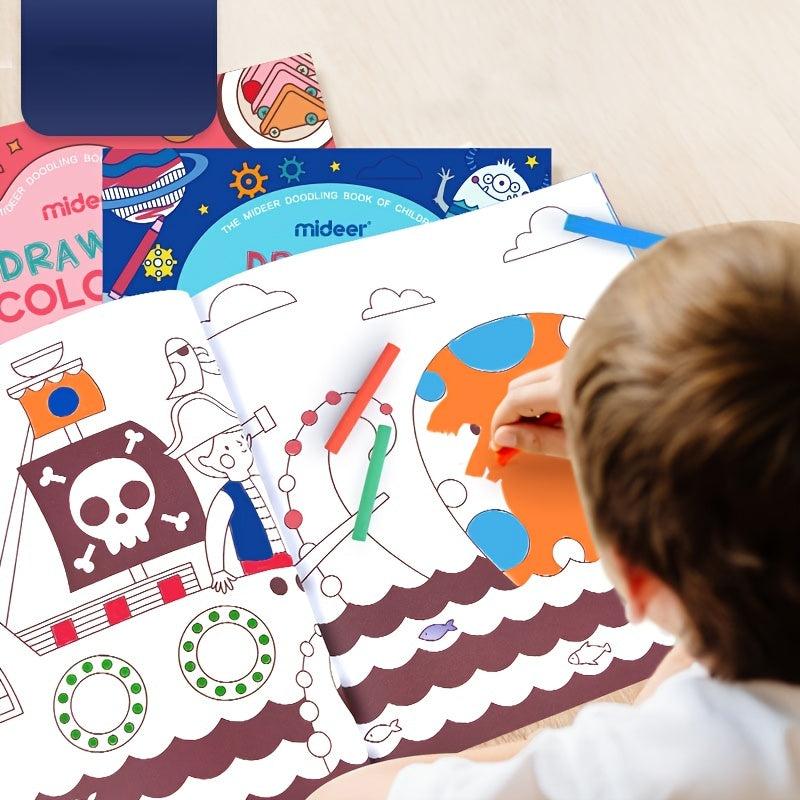 DIY Colored Graffiti Picture Book Set Painting Book Coloring Book