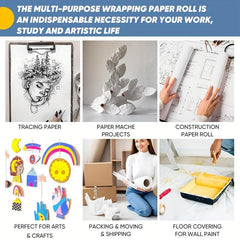 Thickened Long Roll Sketching Paper for Art Students