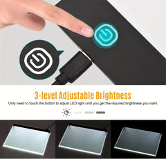 A3 LED Drawing Tablet Digital Graphics Pad USB LED Light Box