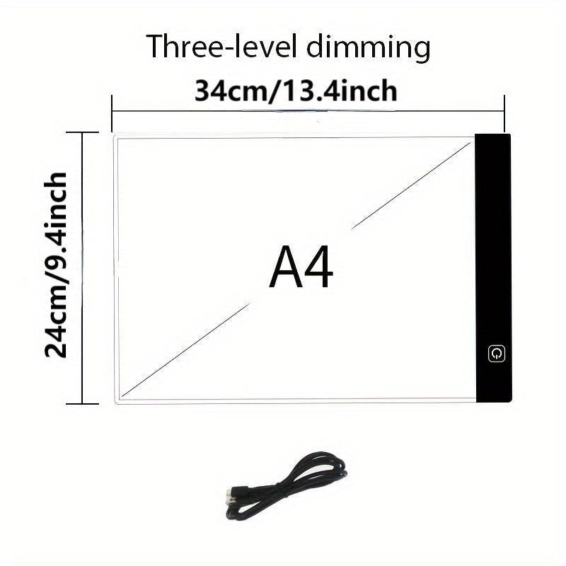 A4 Dimmable LED Drawing Pad for Kids