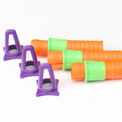 Multifunctional Paintbrush Extender Crayon Holder Plastic Pencil Sharpener