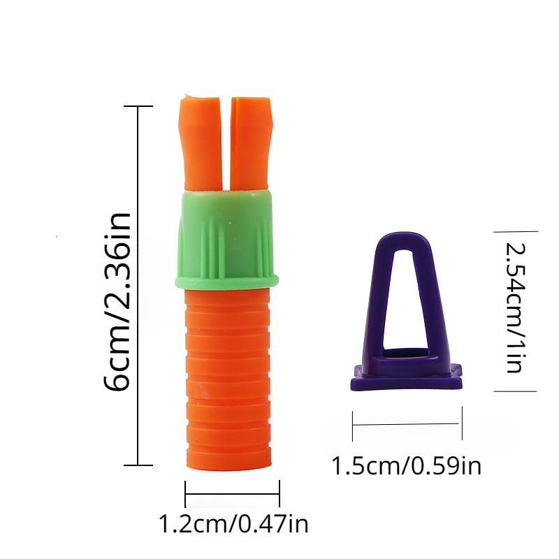 Multifunctional Paintbrush Extender Crayon Holder Plastic Pencil Sharpener