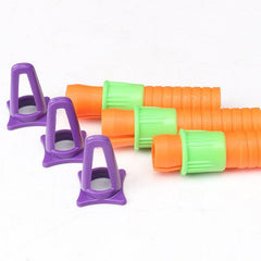 Multifunctional Paintbrush Extender Crayon Holder Plastic Pencil Sharpener