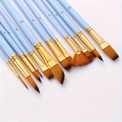 12pcs Watercolor Pens Brushes Set Pigment Brushes Set