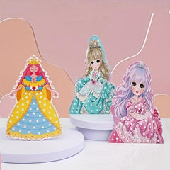 Princess Dress up Coloring Book DIY Toys for Girls