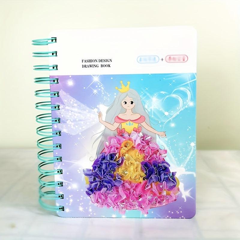 Princess Dress up Coloring Book DIY Toys for Girls