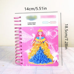 Princess Dress up Coloring Book DIY Toys for Girls