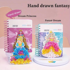 Princess Dress up Coloring Book DIY Toys for Girls