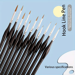 Watercolor Hook Line Pen Gouache Soft Weasel Hair Brush