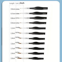 Watercolor Hook Line Pen Gouache Soft Weasel Hair Brush