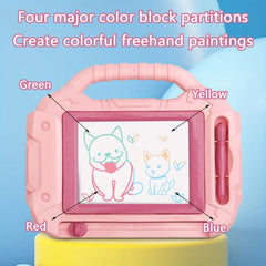 Magnetic Painting Board Doodle Board Erasable Drawing Pen Reference Paper