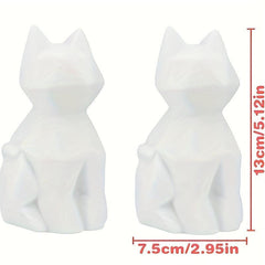Enamel Cat Kitten Night Light Handcrafted Toy