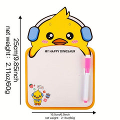Erasable Drawing Board Double-sided DIY Writing Graffiti Student Message Lanyard