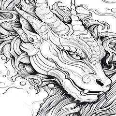 Monster Theme Coloring Book For Adults Halloween Christmas Stress Relief Gift
