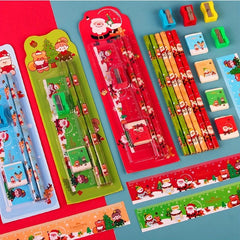 Christmas Pencil Combination Set Drawing School Supplies