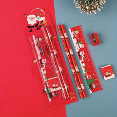 Christmas Pencil Combination Set Drawing School Supplies