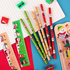 Christmas Pencil Combination Set Drawing School Supplies