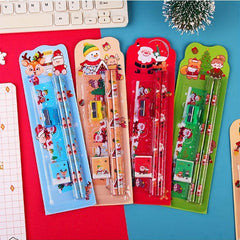 Christmas Pencil Combination Set Drawing School Supplies