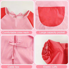 Waterproof Art Apron Set with Pockets