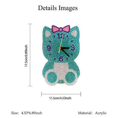 DIY Diamond Clock Material Package Acrylic Toy for Kids