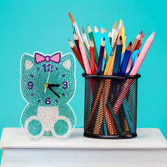 DIY Diamond Clock Material Package Acrylic Toy for Kids
