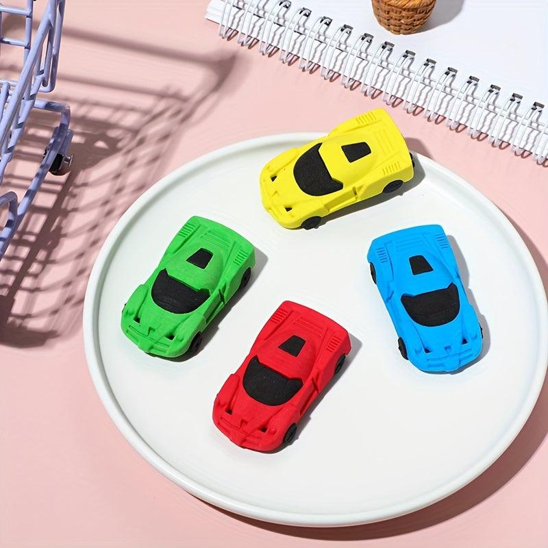 Car Erasers Cartoon Erasers School Supplies