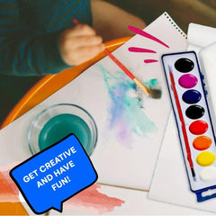 Children & Adult Watercolor Set - 8 Colors Palette Bulk Set