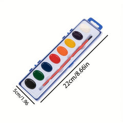 Children & Adult Watercolor Set - 8 Colors Palette Bulk Set