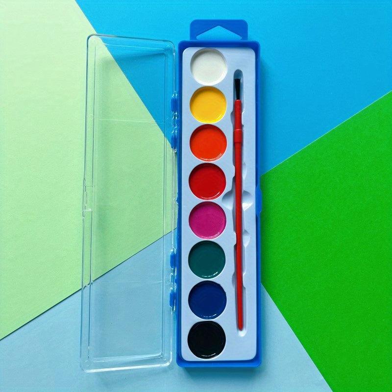 Children & Adult Watercolor Set - 8 Colors Palette Bulk Set