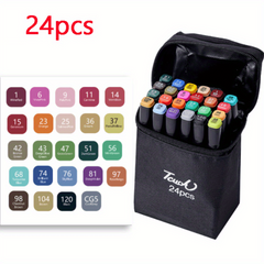 Dual Tip Marker Pens Set for Art Drawing