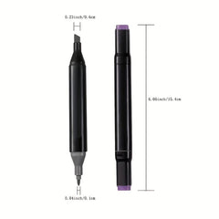 Dual Tip Marker Pens Set for Art Drawing